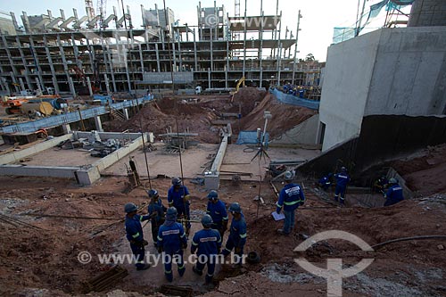  Assunto: Construção da Arena Corinthians (Itaquerão) - Estádio do Corinthians / Local: Itaquera - São Paulo (SP) - Brasil / Data: 09/2012 