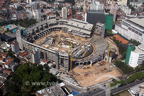  Assunto: Construção da Arena Palestra Itália - Estádio do Palmeiras / Local: São Paulo (SP) - Brasil / Data: 10/2012 
