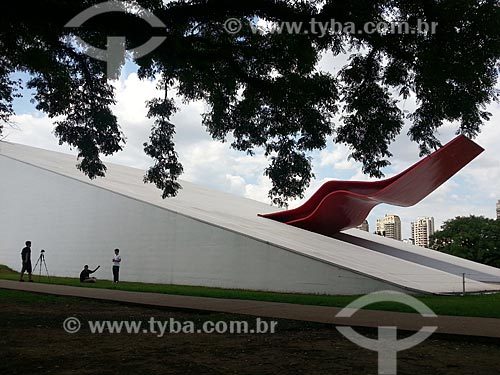 Assunto: Entrada do Auditório Ibirapuera / Local: Parque do Ibirapuera - São Paulo (SP) - Brasil / Data: 12/2012 
