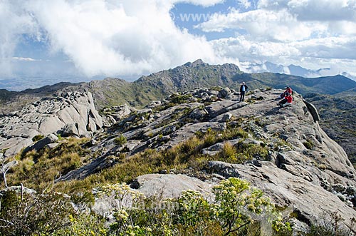  Assunto: Cume da Pedra do Altar no Parque Nacional de Itatiaia / Local: Itatiaia - Rio de Janeiro (RJ) - Brasil / Data: 08/2012 