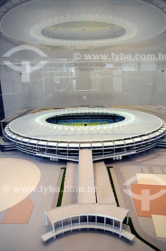  Assunto: Maquete do novo Estádio do Maracanã para a Copa do Mundo de 2014 / Local: Maracanã - Rio de Janeiro (RJ) - Brasil / Data: 11/2012 