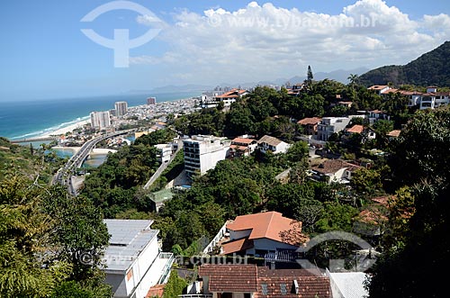  Assunto: Vista do bairro e da orla da Barra da Tijuca / Local: Barra da Tijuca - Rio de Janeiro (RJ) - Brasil / Data: 08/2012 