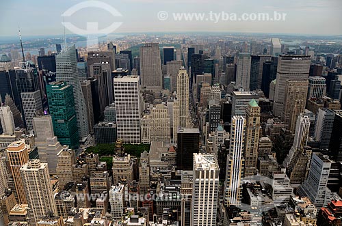  Assunto: Vista do terraço do Empire State Building / Local: Manhattan - Nova Iorque - Estados Unidos - América do Norte / Data: 06/2011 