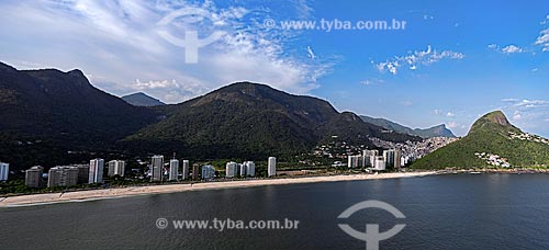  Assunto: Vista aérea de São Conrado  / Local: São Conrado - Rio de Janeiro (RJ) - Brasil / Data: 12/2012 