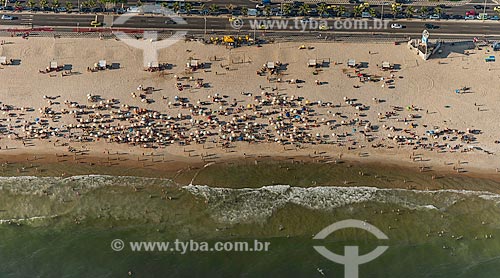  Assunto: Praia do Leblon / Local: Leblon - Rio de Janeiro (RJ) - Brasil / Data: 12/2012 