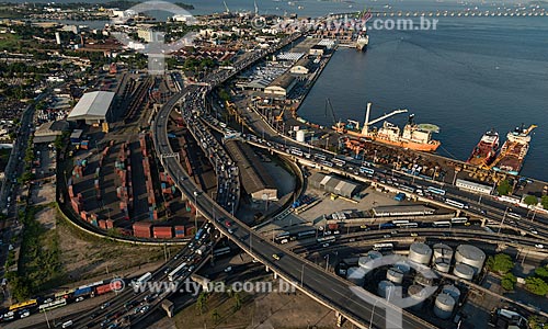  Assunto: Vista aérea do Porto do Rio de Janeiro / Local: Rio de Janeiro (RJ) - Brasil / Data: 12/2012 