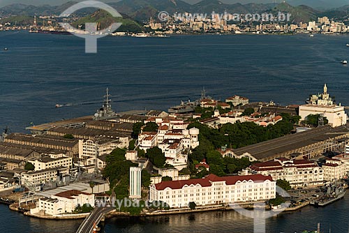 Assunto: Vista aérea da Ilha das Cobras / Local: Rio de Janeiro (RJ) - Brasil / Data: 12/2012 