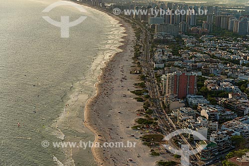  Assunto: Vista aérea da Praia da Barra / Local: Barra da Tijuca - Rio de Janeiro (RJ) - Brasil / Data: 12/2012 