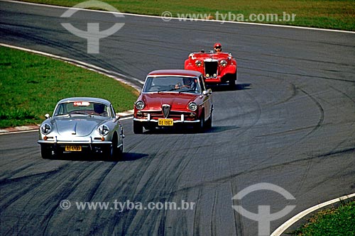  Assunto: Corrida de carros antigos (Super Classic) no Autódromo José Carlos Pace conhecido como Autódromo de Interlagos / Local: Interlagos  - São Paulo (SP) - Brasil / Data: 1986 
