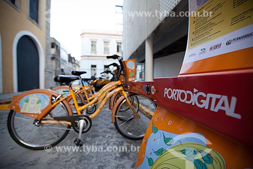  Assunto: Estação de bicicletas públicas - para aluguél / Local: Recife - Pernambuco (PE) - Brasil / Data: 01/2013 