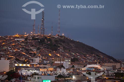  Assunto: Vista noturna do Monte Bom Jesus / Local: Caruaru - Pernambuco (PE) - Brasil / Data: 01/2013 