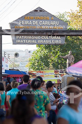  Assunto: Entrada da Feira de Caruaru Compositor Onildo Almeida / Local: Caruaru - Pernambuco (PE) - Brasil / Data: 01/2013 