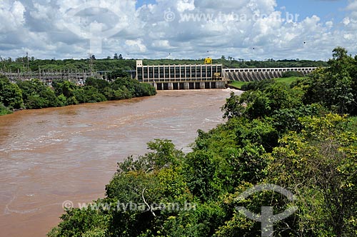  Assunto: Usina Hidrelétrica de Salto Grande - divisa entre São Paulo e Paraná / Local: Salto Grande - São Paulo (SP) - Brasil / Data: 01/2013 