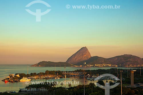  Assunto: Vista da Marina da Glória com Pão de Açúcar ao fundo / Local: Rio de Janeiro (RJ) - Brasil / Data: 05/2009 