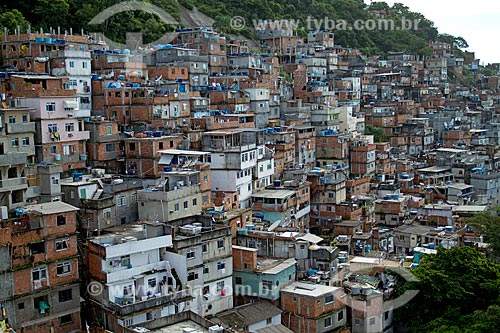  Assunto: Vista do Morro do Pavão - Pavãozinho / Local: Copacabana - Rio de Janeiro (RJ) - Brasil / Data: 04/2010 