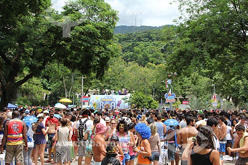  Assunto: Desfile do bloco Desliga da Justiça na Praça Santos Dumont / Local: Gávea - Rio de Janeiro (RJ) - Brasil / Data: 01/2013 