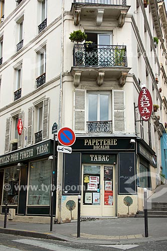  Assunto: Tabacaria em Paris / Local: Paris - França - Europa / Data: 06/2012 
