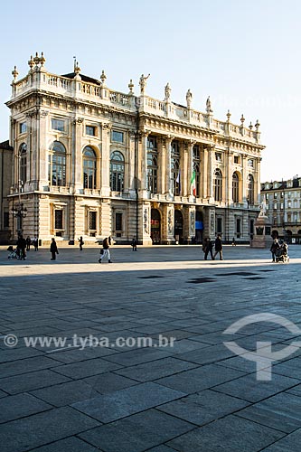  Assunto: Palazzo Madama na Praça do Castelo (Piazza Castello) / Local: Turim - Província de Turim - Itália / Data: 12/2012 