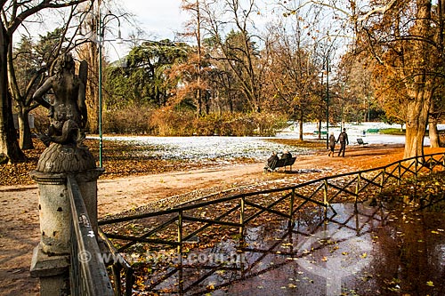  Assunto: Parque Sempione (Parco Sempione) no inverno, na região da Lombardia / Local: Milão - Província de Milão - Itália / Data: 12/2012 
