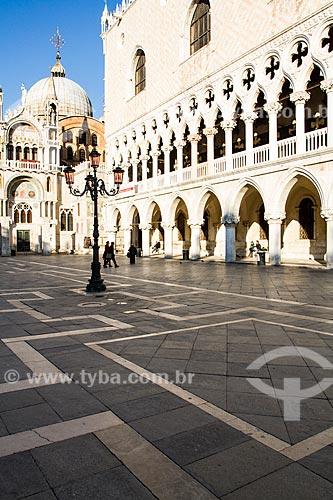  Assunto: Praça São Marcos (Piazza San Marco) e Palácio Ducale (Palazzo Ducale) / Local: Veneza - Itália - Europa / Data: 12/2012 