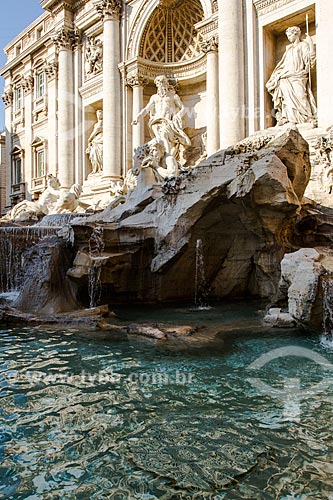 Assunto: Fonte de Trevi (Fontana di Trevi) / Local: Roma - Itália - Europa / Data: 12/2012 