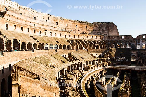  Assunto: Interior do Coliseu / Local: Roma - Itália - Europa / Data: 12/2012 