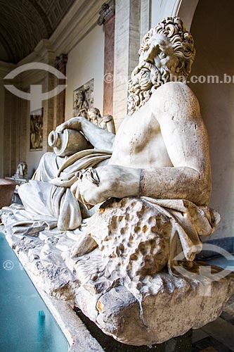  Assunto: Escultura Deus do Rio, no Museu do Vaticano / Local: Cidade do Vaticano - Roma - Itália - Europa / Data: 12/2012 