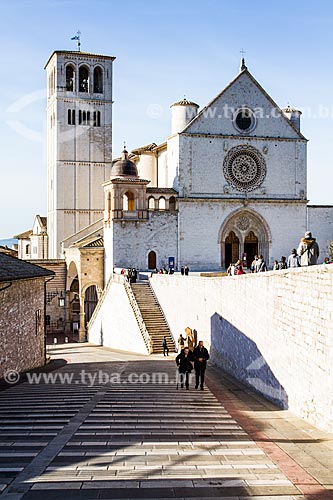  Assunto: Basilica di San Francesco (Basílica de São Francisco de Assis) - 1230 / Local: Assis - Província de Perugia - Itália - Europa / Data: 12/2012 