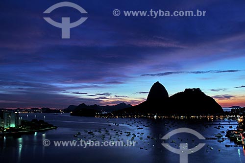  Assunto: Enseada de Botafogo e Pão de Açúcar ao fundo / Local: Botafogo - Rio de Janeiro (RJ) - Brasil / Data: 02/2013 