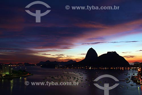  Assunto: Enseada de Botafogo e Pão de Açúcar ao fundo / Local: Botafogo - Rio de Janeiro (RJ) - Brasil / Data: 02/2013 