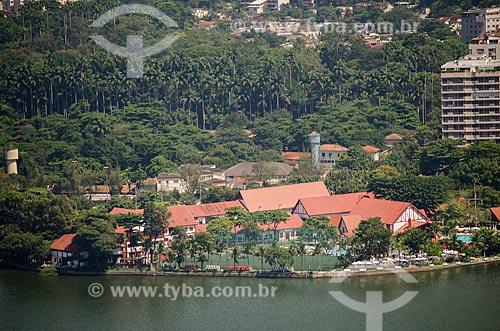  Assunto: Vista do Clube Naval Piraquê (1940) / Local: Lagoa - Rio de Janeiro (RJ) - Brasil / Data: 03/2013 