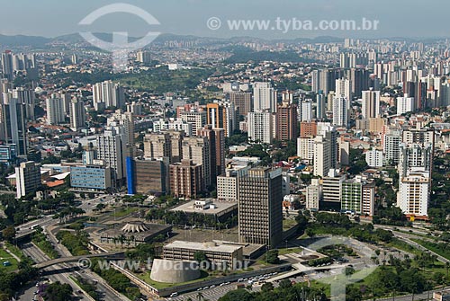  Assunto: Vista aérea do Paço Municipal - complexo de edifícios formados pelo Teatro, Biblioteca, Prefeitura, Fórum e Câmara Municipal de Santo André / Local: Santo André - São Paulo (SP) - Brasil / Data: 02/2013 
