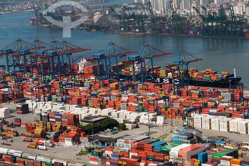  Assunto: TECON - Terminal de containers de Santos / Local: Vicente de Carvalho - Guarujá - São Paulo (SP) - Brasil / Data: 02/2013 