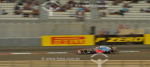  Assunto: Jenson Button (McLaren) durante o Grande Prêmio de Fórmula 1 no Autódromo de Abu Dhabi (Circuito de Yas Marina) / Local: Ilha Yas - Abu Dhabi - Emirados Árabes Unidos - Ásia / Data: 11/2012 