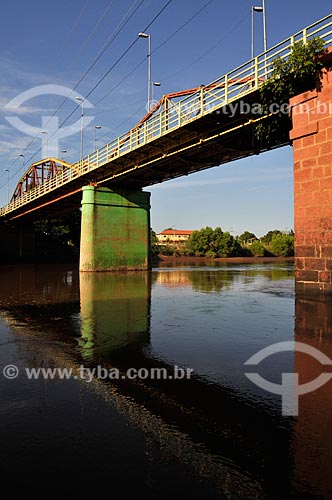  Assunto: Ponte da Amizade (1921) - também conhecida com Ponte Velha ou Roldão de Oliveira / Local: Aquidauana - Mato Grosso do Sul (MS) - Brasil / Data: 01/2013 