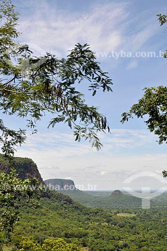  Assunto: Vista da Serra de Maracaju com o Morro Azul e o Morro do Chapéu ao fundo / Local: Aquidauana - Mato Grosso do Sul (MS) - Brasil / Data: 01/2013 