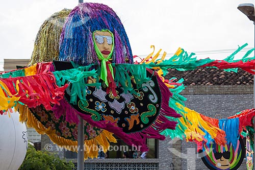  Assunto: Decoração do carnaval de rua representando o Maracatu Rural - também conhecido como Maracatu de Baque Solto / Local: Nazaré da Mata - Pernambuco (PE) - Brasil / Data: 02/2013 