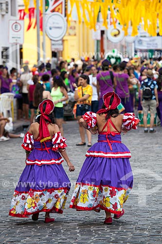  Assunto: Desfile do Bloco Verdureiras de São José na Rua Mariz e Barros durante o carnaval / Local: Recife - Pernambuco (PE) - Brasil / Data: 02/2013 