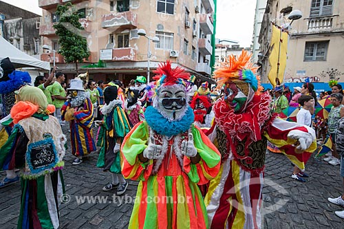  Assunto: Grupo de Clóvis Periquitos de Zumbi durante o carnaval / Local: Recife - Pernambuco (PE) - Brasil / Data: 02/2013 