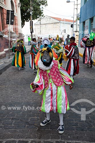  Assunto: Grupo de Clóvis Periquitos de Zumbi durante o carnaval / Local: Recife - Pernambuco (PE) - Brasil / Data: 02/2013 