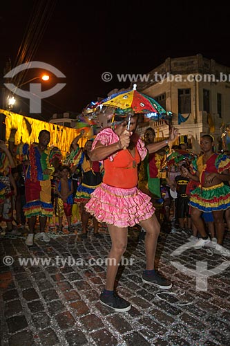  Assunto: Apresentação de frevo do Grupo Folclórico Egídio Bezerra durante o carnaval / Local: Recife - Pernambuco (PE) - Brasil / Data: 02/2013 