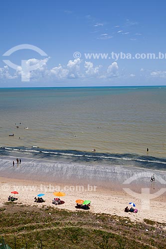  Assunto: Banhistas na praia da Maria Farinha / Local: Paulista - Pernambuco (PE) - Brasil / Data: 02/2013 