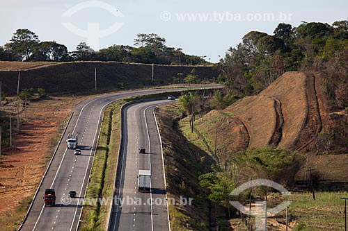  Assunto: Rodovia BR-101 (via duplicada) no limite dos estados de Pernambuco e Paraíba / Local: Goiana - Pernambuco (PE) - Brasil / Data: 02/2013 