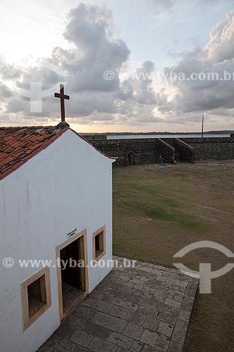  Assunto: Capela do Forte de Santa Catarina do Cabedelo (1585) - também conhecida como Fortaleza de Santa Catarina / Local: Cabedelo - Paraíba (PB) - Brasil / Data: 02/2013 