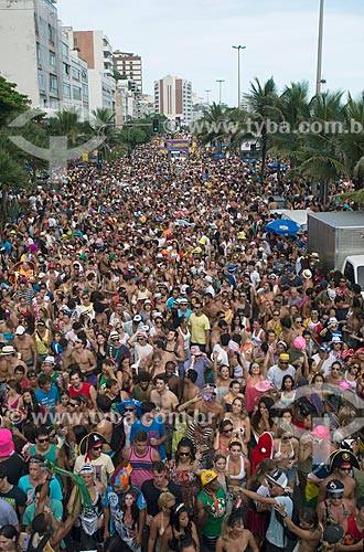  Assunto: Foliões no desfile do Bloco Simpatia é Quase Amor na Avenida Vieira Souto / Local: Ipanema - Rio de Janeiro (RJ) - Brasil / Data: 02/2013 