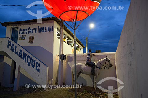  Assunto: Vaqueiro no Parque Santa Terezinha / Local: Alagoa Grande - Paraíba (PB) - Brasil / Data: 02/2013 
