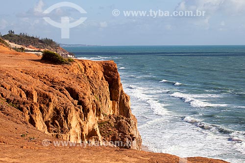  Assunto: Falésias na Praia de Cacimbinhas / Local: Distrito de Pipa - Tibau do Sul - Rio Grande do Norte (RN) - Brasil / Data: 03/2013 