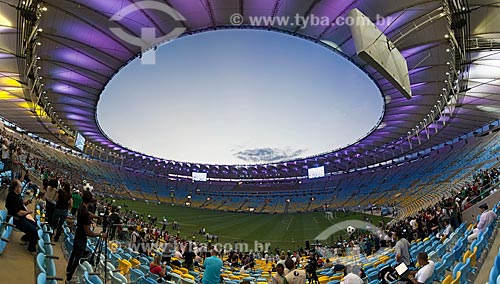  Evento-teste do Maracanã - jogo entre amigos de Ronaldo Fenômeno x amigos de Bebeto que marca a reabertura do estádio  - Rio de Janeiro - Rio de Janeiro - Brasil