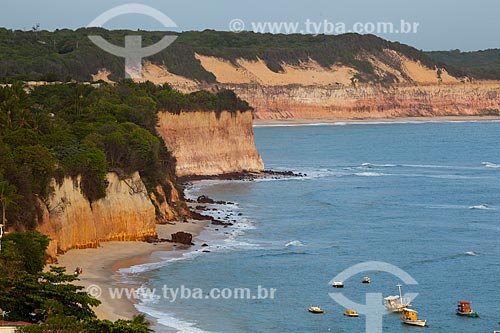  Assunto: Praia do Centro e Baía dos Golfinhos também conhecida como Praia do Curral em segundo plano  / Local: Distrito de Pipa - Tibau do Sul - Rio Grande do Norte  (RN) - Brasil / Data: 03/2013 