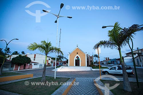  Assunto: Igreja Santo Antônio na Praça Cônego Antônio Barros, conhecida como Praça do Golfinho   / Local: Tibau do Sul - Rio Grande do Norte (RN) - Brasil / Data: 03/2013 